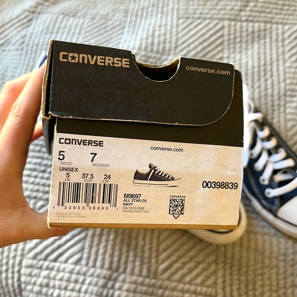 Converse All Star OX Navy Unisex W7 M5 37.5 EUR - Picture 4 of 7